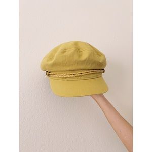 Brixton yellow sailors cap size XS